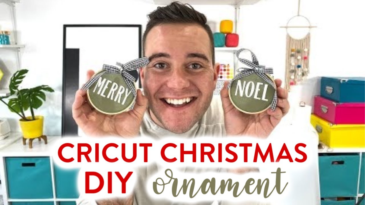 Must See! CRICUT CHRISTMAS DIY ORNAMENT! Craft with us!