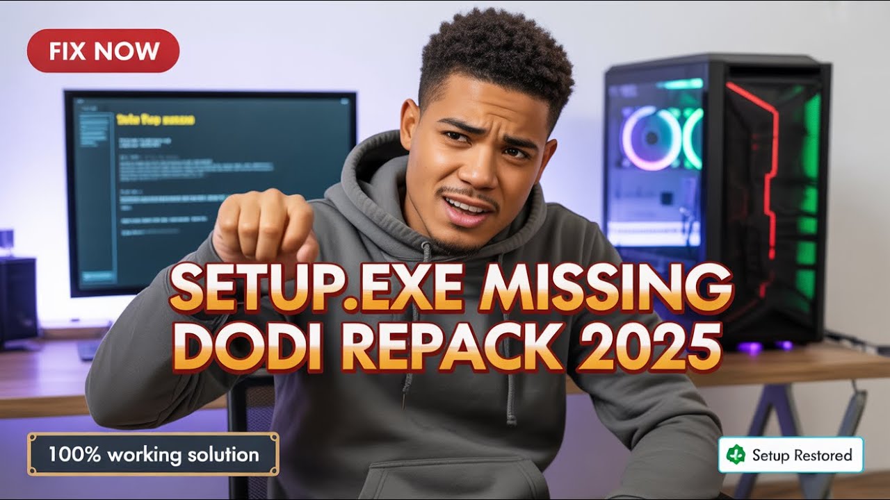 How to Fix Setup.exe is Missing Dodi Repack‎ (2025)