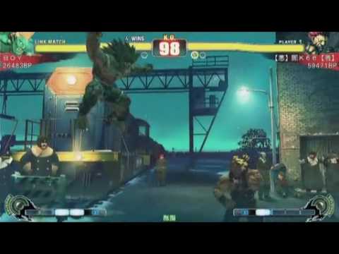 SF4:Boy (Bl) vs K66 (Go) - Team Yokohama vs Team Magician B - 17-09-2009