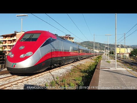 ES FR 9525 FRECCIAROSSA Torino Porta Nuova - Reggio Calabria C.le