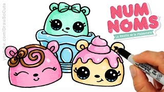 How to Draw Num Noms step by step Cute and Easy
