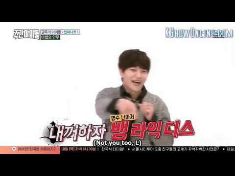 Infinite dancing in weekly idol