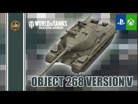Object 268 Version V / World of Tanks Modern Armor / PlayStation 5 / WoT Console 1080p60 HDR