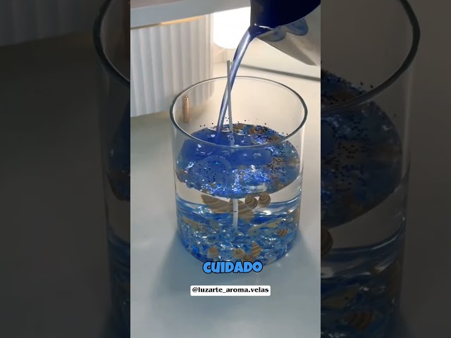 Vídeo relacionado con Vela Mágica con Flores y Gemas Hop Hare - Vela Cera de Soja hecha a mano - 8,8x5cm (La Luna)