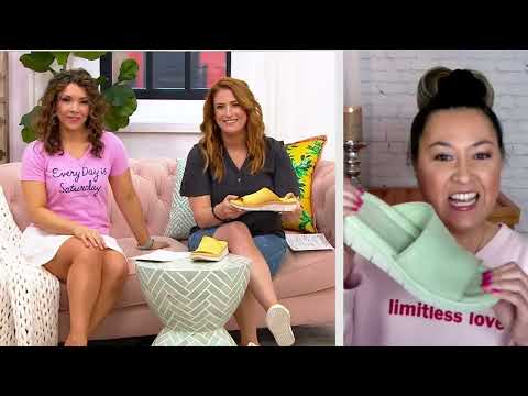 Ryka Knit Slide Sandals with Plush Fit - Ellie on QVC