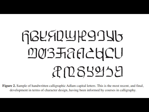 The Guinean Adlam Writing Script for the Fula Language with useful phrases and transliterations