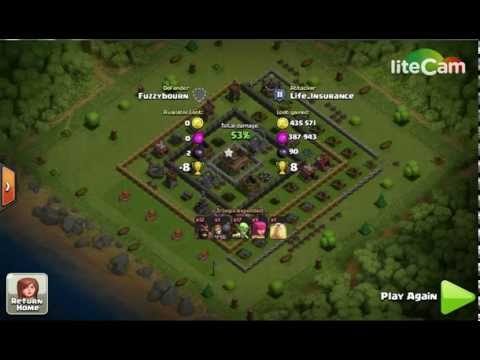 Getting HUGE gold (400k+) and elixir in Clash of Clans Raid - Strategy