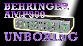 Video thumbnail for Behringer MiniAMP AMP800 Unboxing & Quick Review - 4 Channel Headphone Amplifier by dmassive