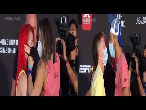 UFC FIGHT ISLAND 6 FACE-OFFS