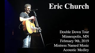 Eric Church - Mistress Named Music Acoustic Medley (Beatles, Sting, Bill Withers, etc) Minneapolis