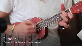 Video thumbnail for Fender Seaside Soprano Ukulele Natural by MyDukkan