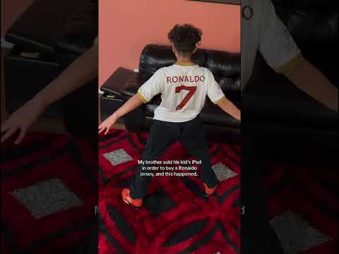 My Brother Sold His Kid’s IPad In Order To Buy A Ronaldo Jersey.. #shorts #viral #funnyvideos