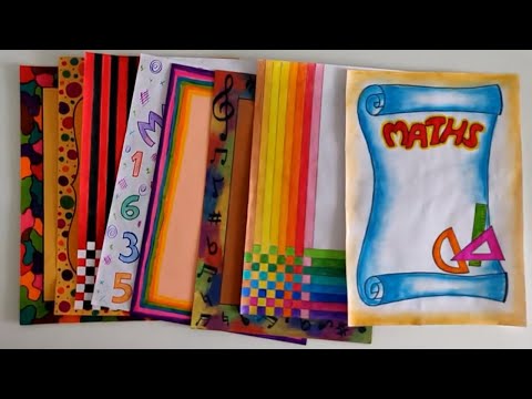 9 Beautiful & Easy Border Designs for School Projects Video