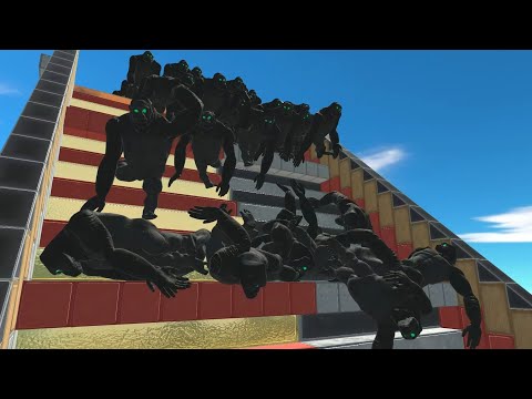 All UNITS to Through Countless stairs - Animal Revolt Battle Simulator