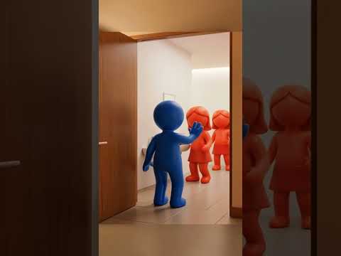 Wenn du aus Versehen in die falsche Toilette gehst🤫 #psychologie #shorts