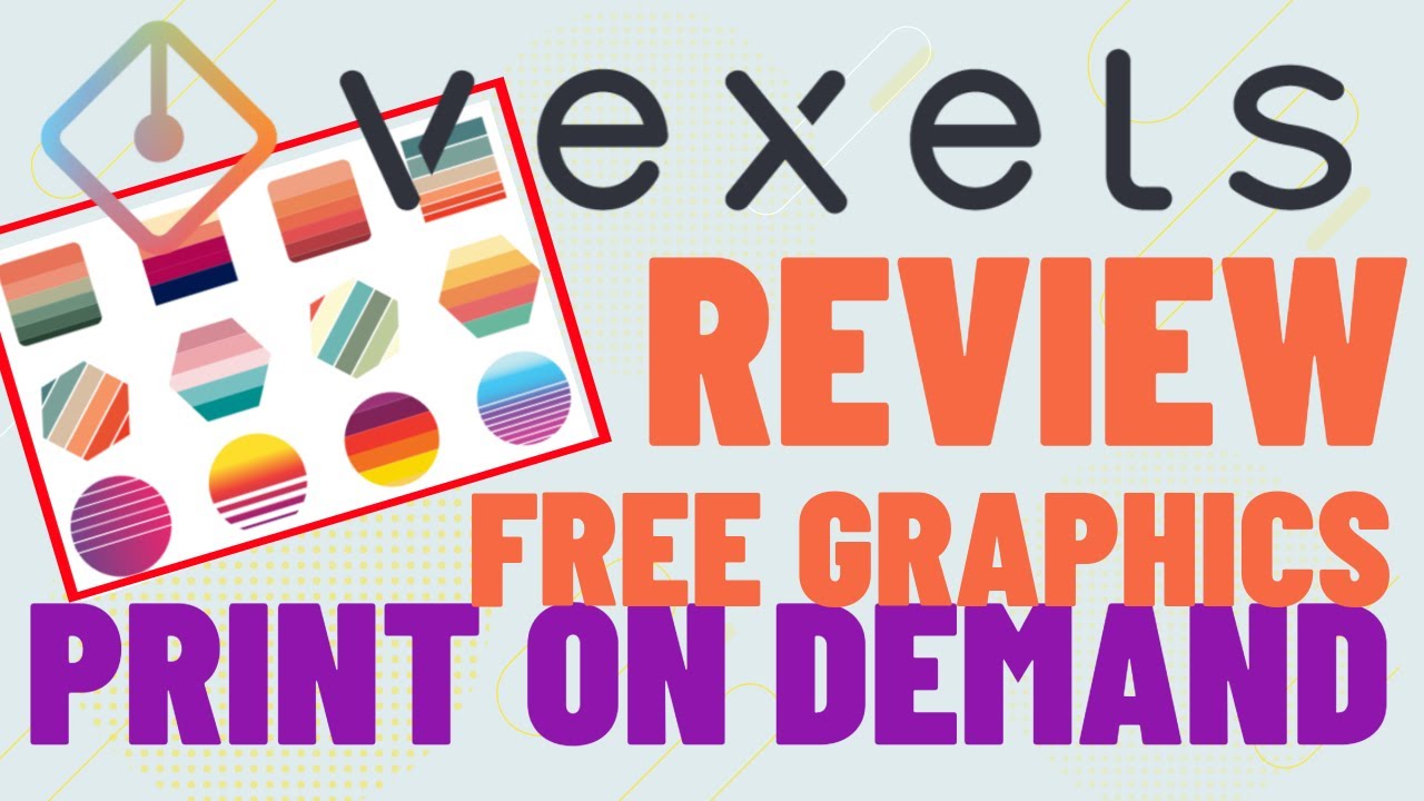 Vexels Print On Demand Review - Free Retro Sunset Backgrounds - Unlimited Designs With Templates