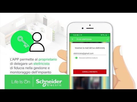 Delega il tuo elettricista tramite l'APP Facility Expert SB