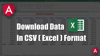 Download Data In CSV (Excel) Format In Angular || Angular Tutorial || Export data In CSV Format