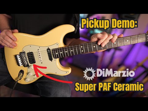 Tested: DiMarzio SUPER PAF CERAMIC Humbucker