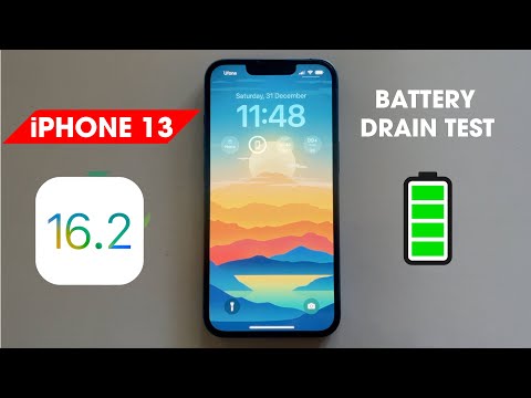 IOS 16.2 iPhone 13 Battery Drain Test 2023 -  Don't Update