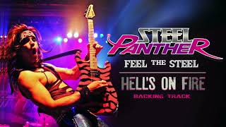 Steel Panther - Hell&#39;s On Fire - Guitar Backing Track with Vocals