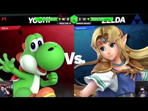 WeeklyVac 74 - SSBU - Nikes (Yoshi) vs TacoSpartan (Zelda)