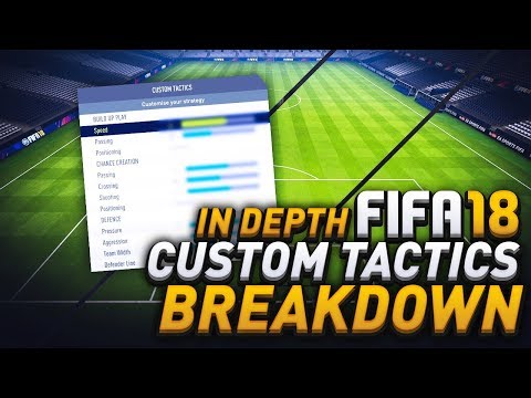 FIFA 18 CUSTOM TACTICS EXPLAINED (IN DEPTH) -- THE KEYS TO A COMEBACK --
