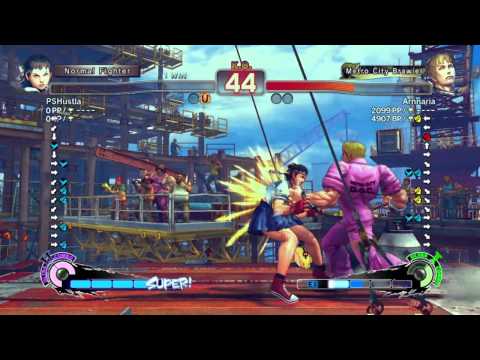 SSF4 AE: PSHustla (Sakura) vs Arnnaria (Cody)