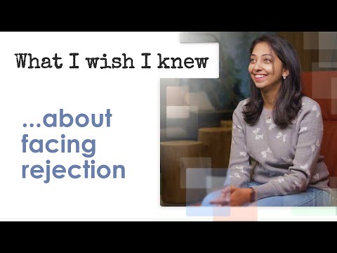 What I Wish I Knew ... about facing rejection