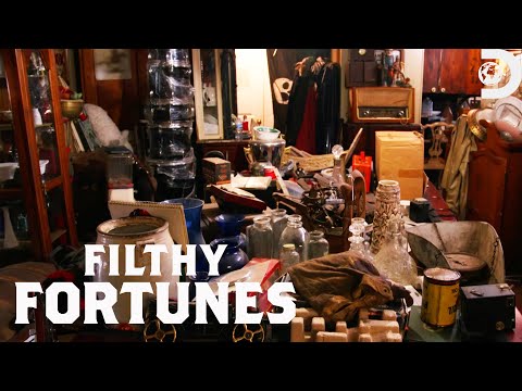 Thumbnail of the video: Tackling a LEVEL 5 HOARD!? | Filthy Fortunes | Discovery