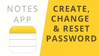 Password Protect your NOTES!