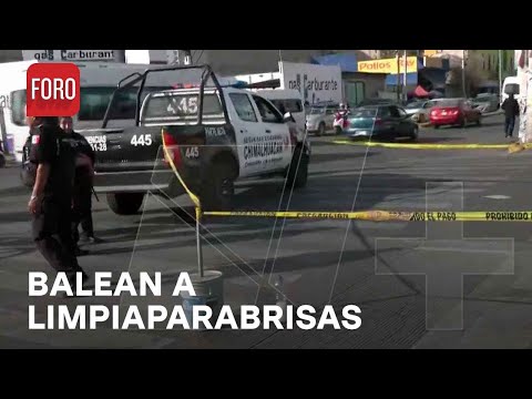 Atacan a balazos a limpiaparabrisas en Chimalhuacán, Edomex - A Las Tres