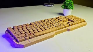 DIY Cardboard Gaming Keyboard with RGB Light | Easy & Fun Tutorial! #craft #cardboardcraft