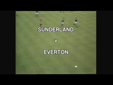 Sunderland 3 Everton 1 Aug 16th 1980