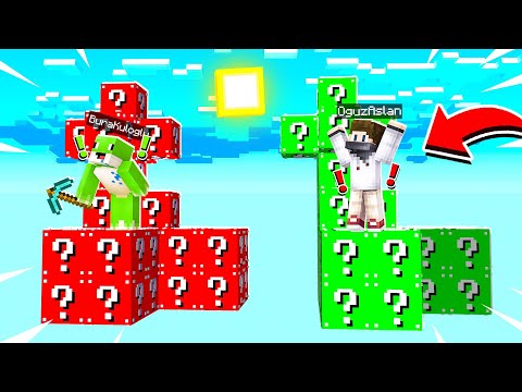 SKYBLOCK VS ŞANS BLOKLARI - Minecraft