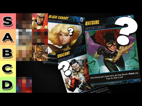 Heroes Unite Super Hero Tier List! || DC Deck Building Game