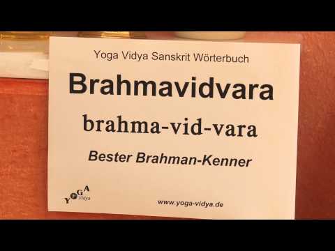 Brahma Vidvara - der beste Kenner Brahmans - Sanskrit Lexikon