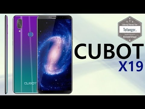 CUBOT X19 Smartphone 4G LTE - 4 GB RAM 64 GB Speicher - 5,93 Zoll - Akku 4000 mAh - Unboxing