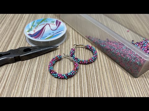 DIY Handmade Earrings Tutorial: Creating Stunning Beaded Accessories with Wire