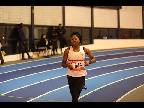 Melanie LAVRIL en 2'19"49 sur 800m (TCF Finale 1), Eaubonne, 25 NOV 2018