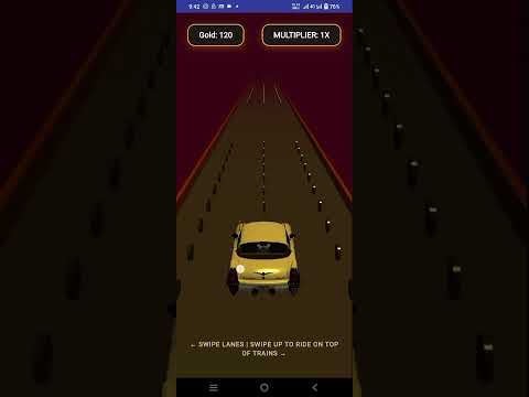 Cyber Sunset Racer: Train Jump video thumbnail