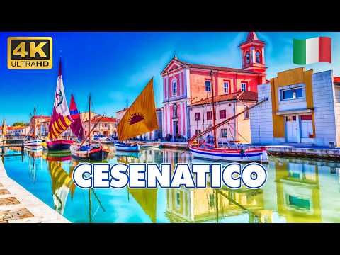 Cesenatico, Italian PARADISE! Porto Canale,Beach & Old Town in ONE Epic Walk!