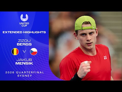 Zizou Bergs v Jakub Mensik Extended Highlights | United Cup 2026 Quarterfinal