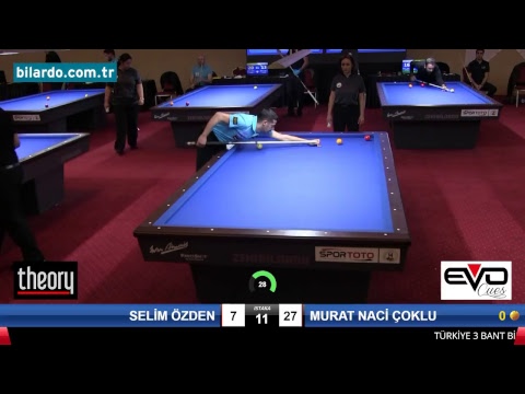 SELİM ÖZDEN & MURAT NACİ ÇOKLU Bilardo Maçı - 2018 - TÜRKİYE 1.LİGİ-1. Tur