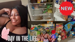 💋NEW💋 DAY IN THE LIFE VLOG||GROCERY SHOPPING||CLEANING AND DECLUTTERING FRIDGE💋