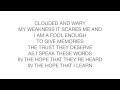 WINTERBOURNE - STEADY MY BONES - LYRIC ...