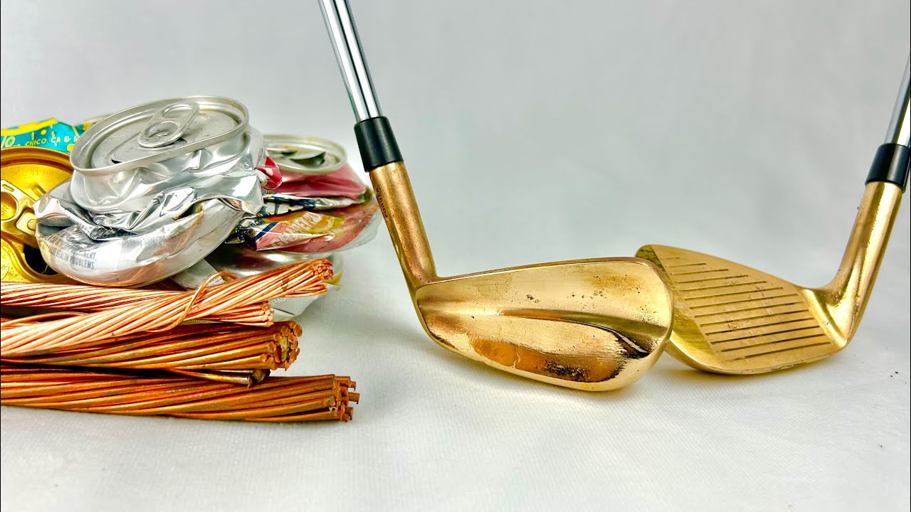 Making Golf Clubs out of Cans and Copper Wire