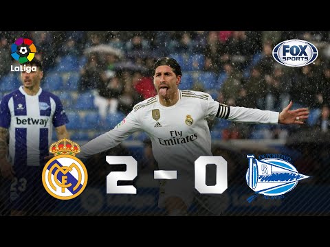 BENZEMA GARÇOM E ARTILHEIRO! Veja os melhores momentos de Real Madrid 2 x 0 Alavés pela La Liga