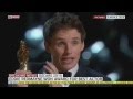 OSCARS 2015: Eddie Redmayne Dedicates Oscar.