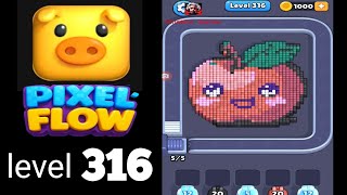 Pixelflow level 316 Guide Walkthrough Solution